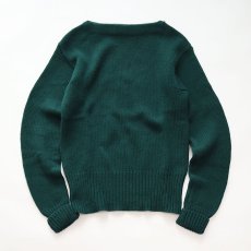 画像1: 〜60's UNKNOWN BRAND WOOL KNIT BOAT NECK AWARD SWEATER (1)