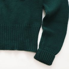 画像4: 〜60's UNKNOWN BRAND WOOL KNIT BOAT NECK AWARD SWEATER (4)