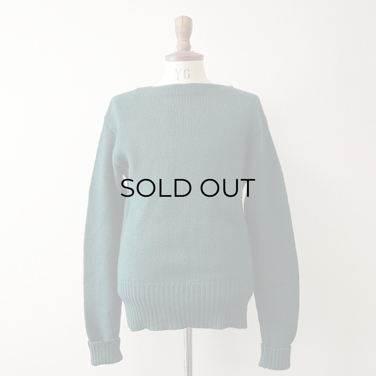 画像8: 〜60's UNKNOWN BRAND WOOL KNIT BOAT NECK AWARD SWEATER (8)