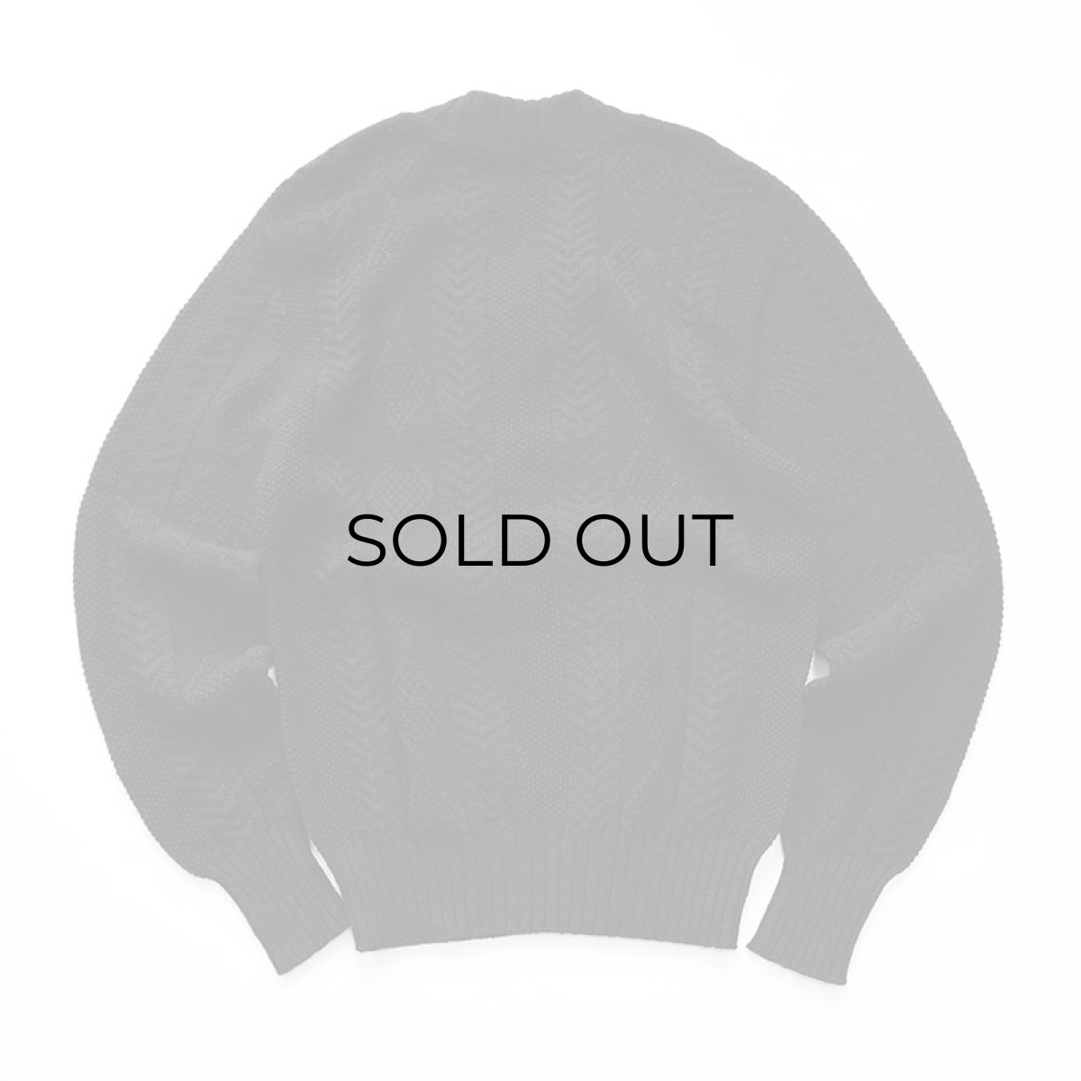 画像2: 50's CAMPUS BLACK WOOL KNIT V NECK SWEATER (2)