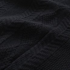 画像5: 50's CAMPUS BLACK WOOL KNIT V NECK SWEATER (5)