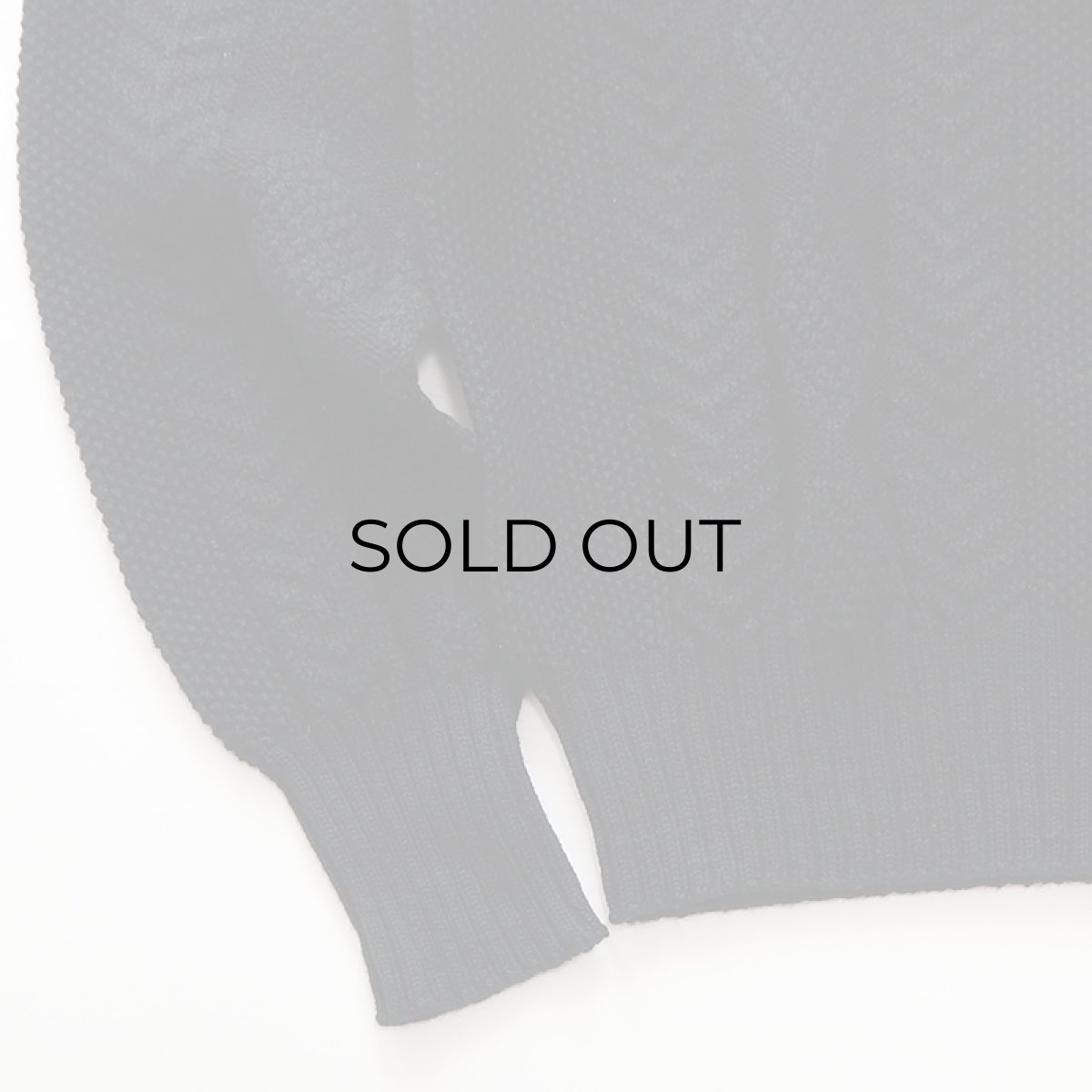 画像4: 50's CAMPUS BLACK WOOL KNIT V NECK SWEATER (4)