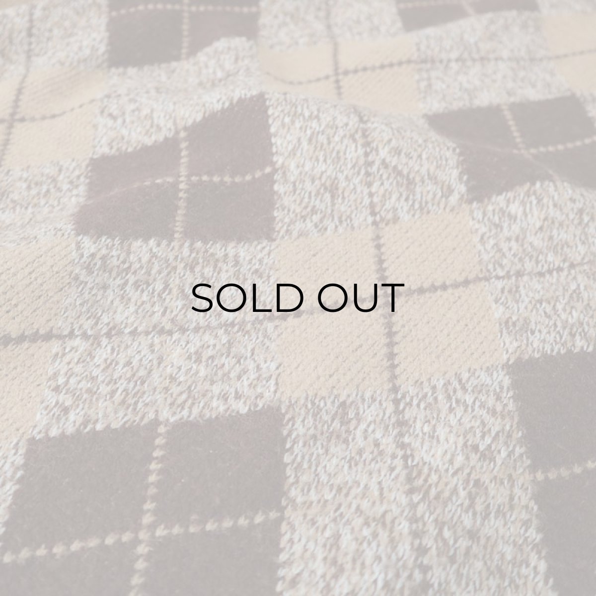 画像6: 70's JANTZEN WOOL ARGYLE PATTERN KNIT CREW NECK SWEATER (6)