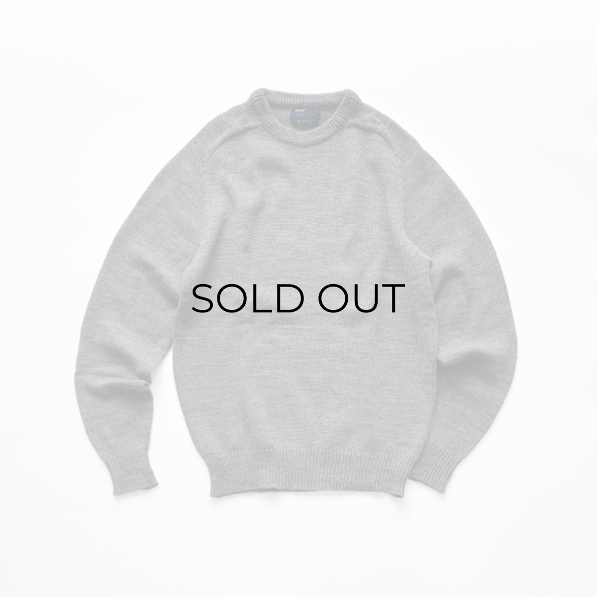 画像1: 80's ARROW ACRYLIC KNIT CREW NECK SWAETER (1)