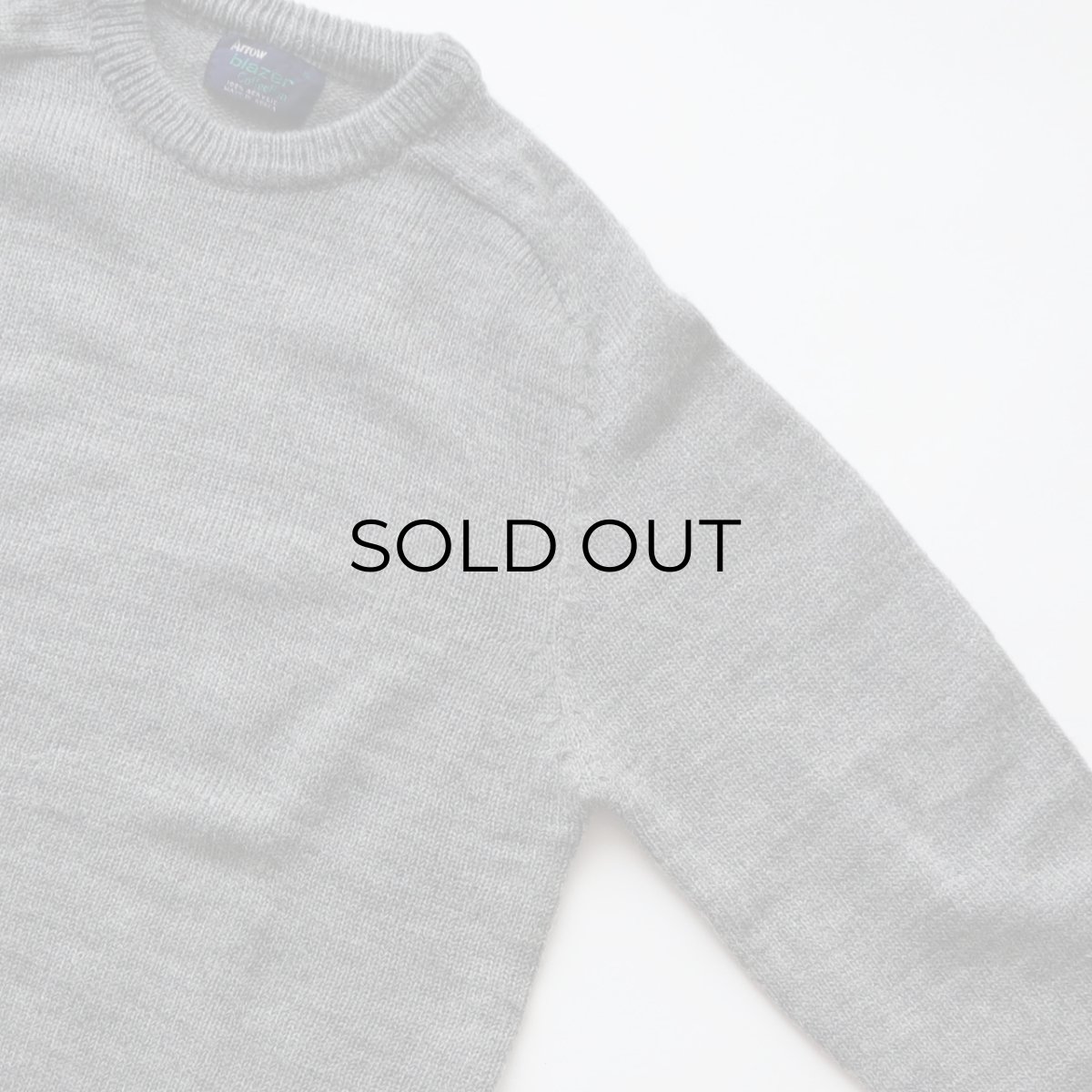 画像3: 80's ARROW ACRYLIC KNIT CREW NECK SWAETER (3)