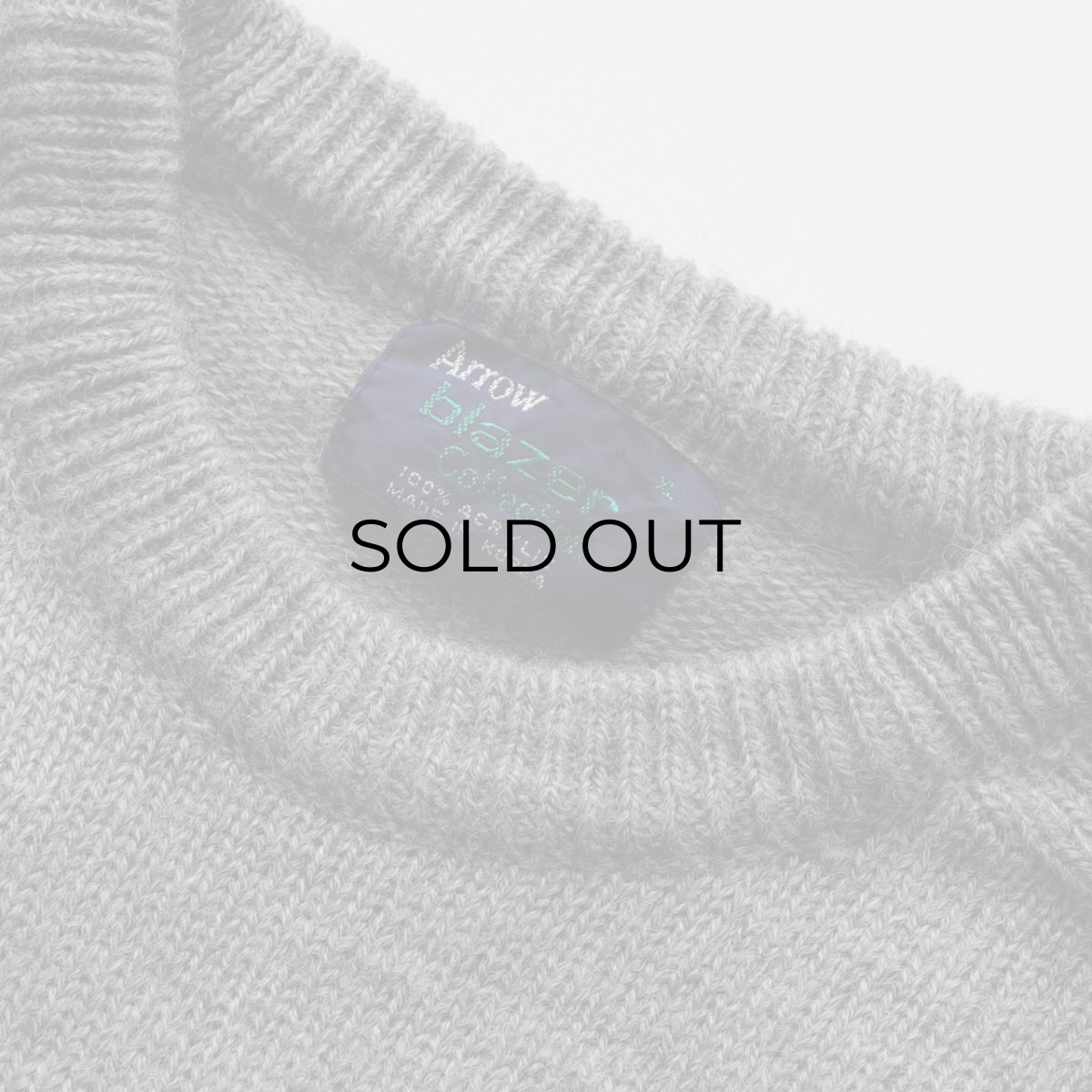 画像6: 80's ARROW ACRYLIC KNIT CREW NECK SWAETER (6)