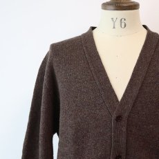 画像4: 〜70's CONTINENTAL WOOL KNIT CARDIGAN "MADE IN USA" (4)