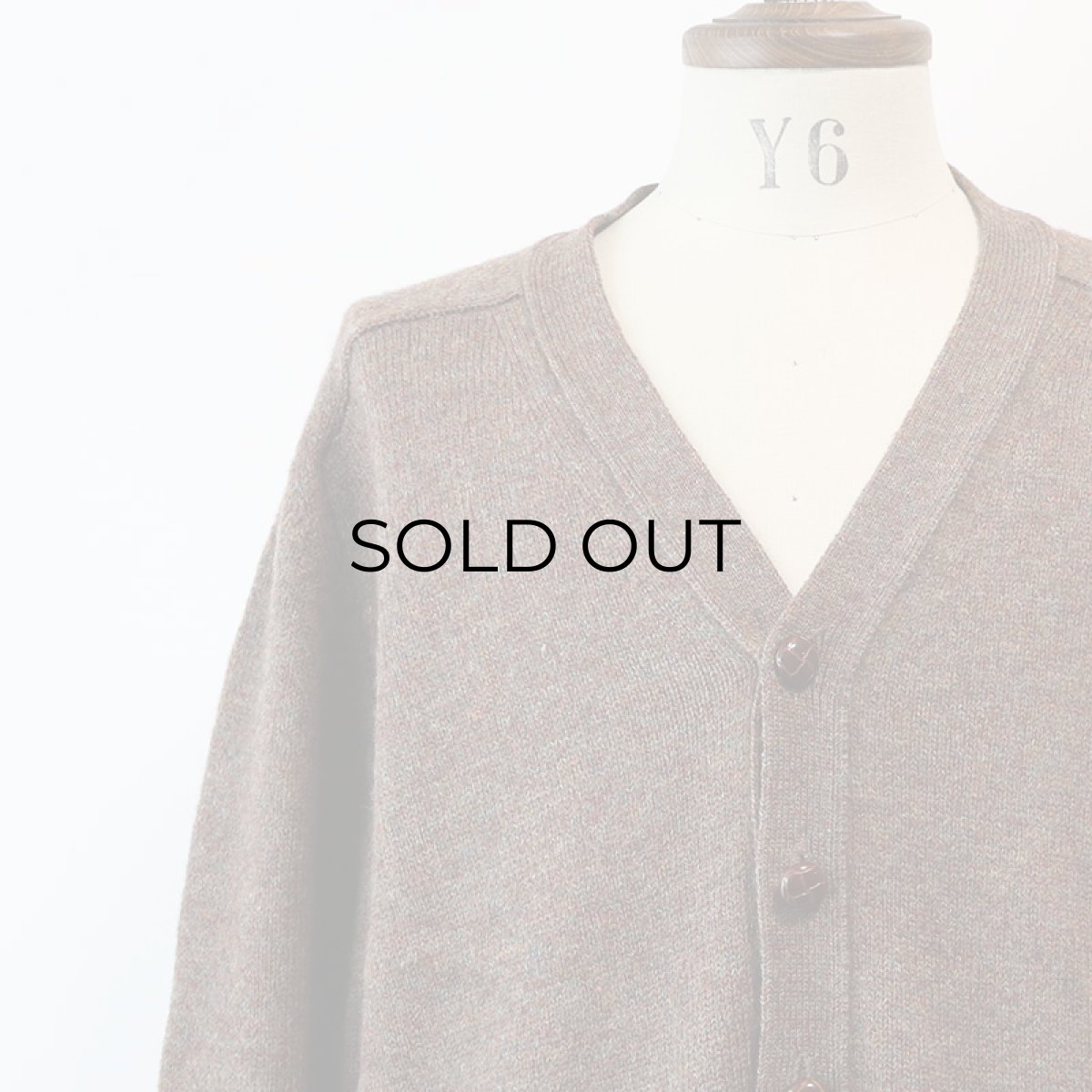 画像4: 〜80's LORD JEFF SHETLAND WOOL KNIT CARDIGAN "MADE IN USA" (4)