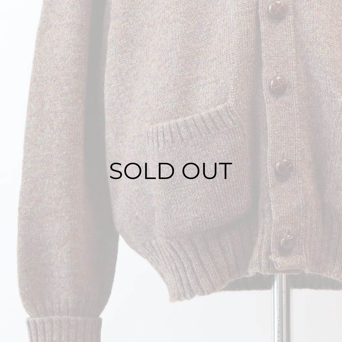 画像5: 〜80's LORD JEFF SHETLAND WOOL KNIT CARDIGAN "MADE IN USA" (5)