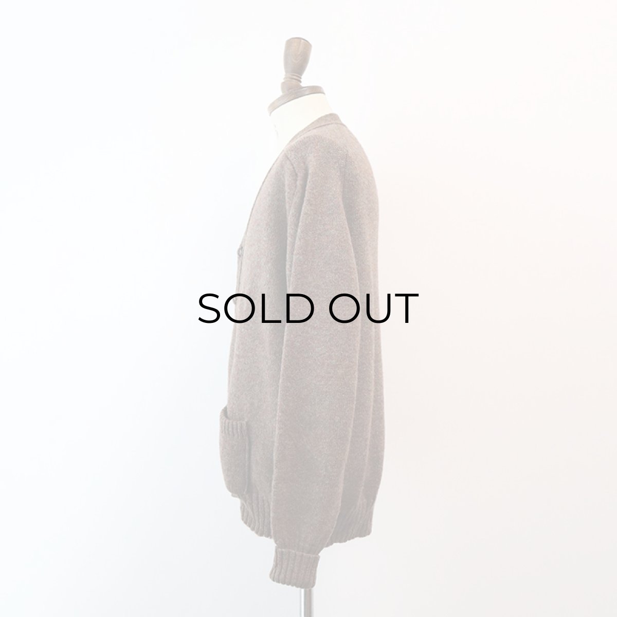 画像2: 〜80's LORD JEFF SHETLAND WOOL KNIT CARDIGAN "MADE IN USA" (2)