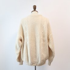 画像4: OLD Bonner of Ireland WOOL HAND KNIT FISHERMAN'S SWEATER "MADE IN IRELAND" (4)