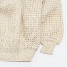 画像8: OLD Bonner of Ireland WOOL HAND KNIT FISHERMAN'S SWEATER "MADE IN IRELAND" (8)