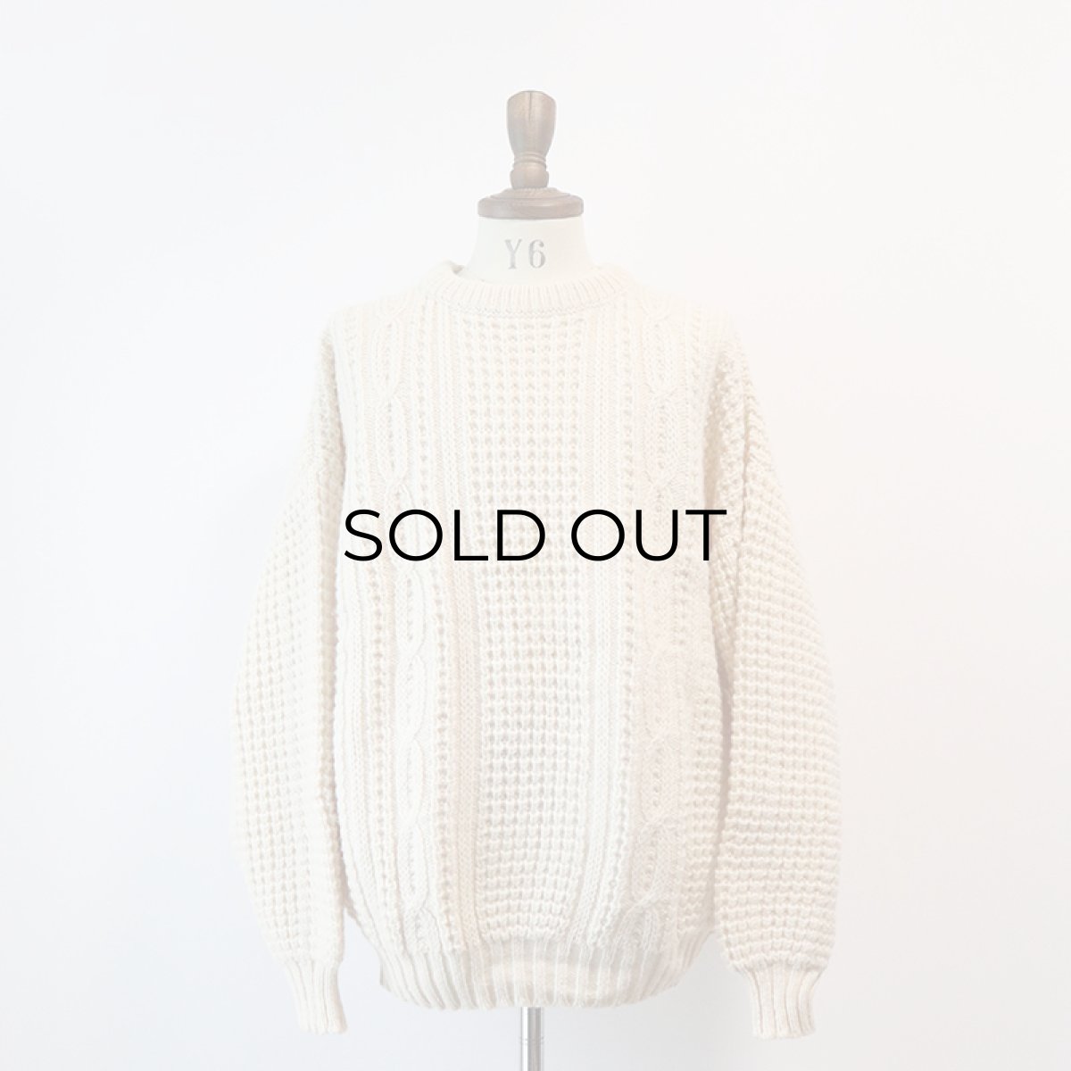 画像2: OLD Bonner of Ireland WOOL HAND KNIT FISHERMAN'S SWEATER "MADE IN IRELAND" (2)