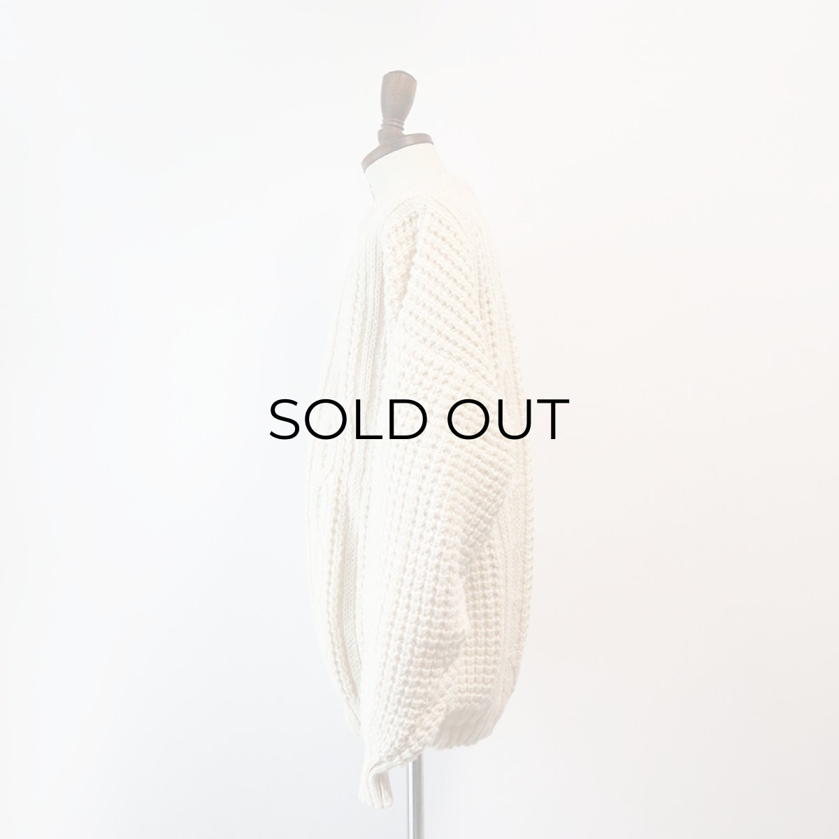 画像3: OLD Bonner of Ireland WOOL HAND KNIT FISHERMAN'S SWEATER "MADE IN IRELAND" (3)