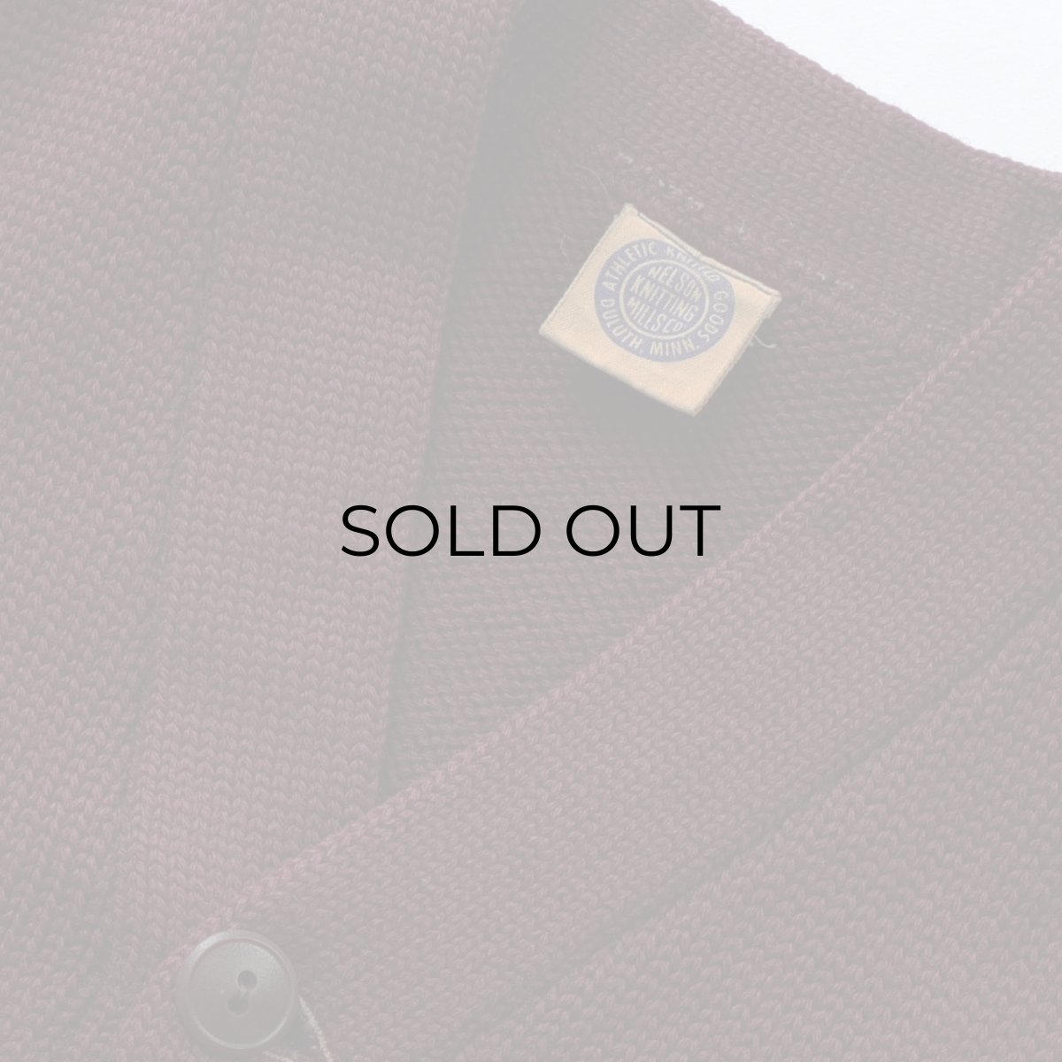 画像6: 50's NELSON KNITTING MILLS CO. WOOL KNIT AWARD CARDIGAN (6)