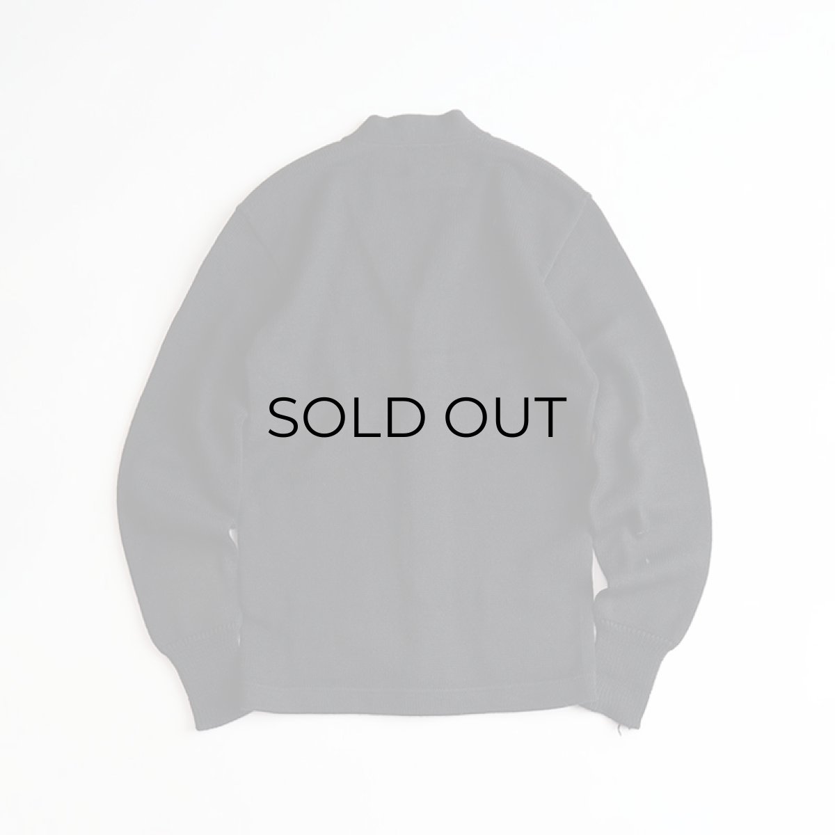 画像2: 50's Kandel BLACK WOOL KNIT AWARD CARDIGAN (2)