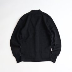 画像2: 50's Kandel BLACK WOOL KNIT AWARD CARDIGAN (2)