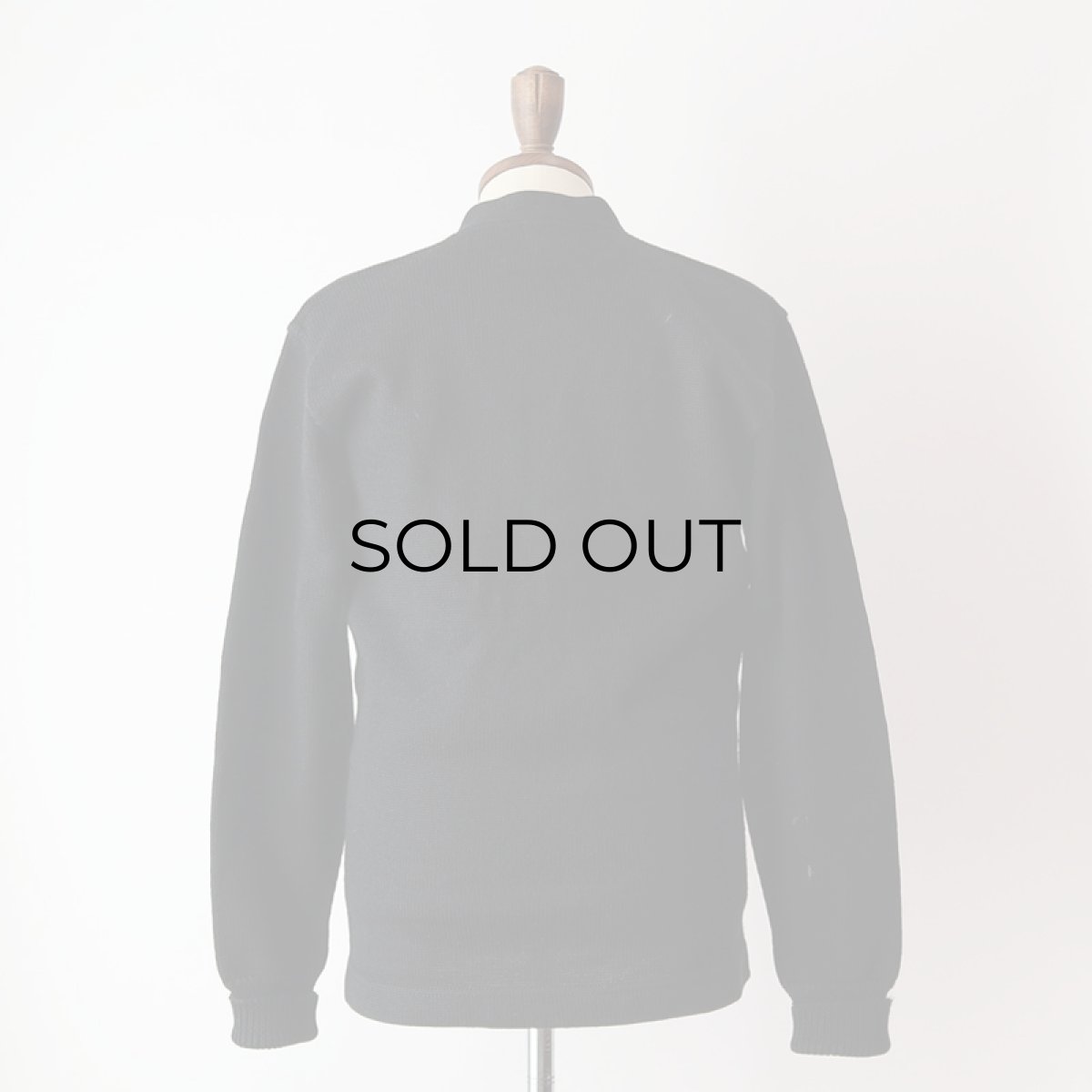 画像15: 50's Kandel BLACK WOOL KNIT AWARD CARDIGAN (15)