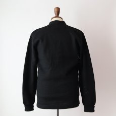 画像15: 50's Kandel BLACK WOOL KNIT AWARD CARDIGAN (15)