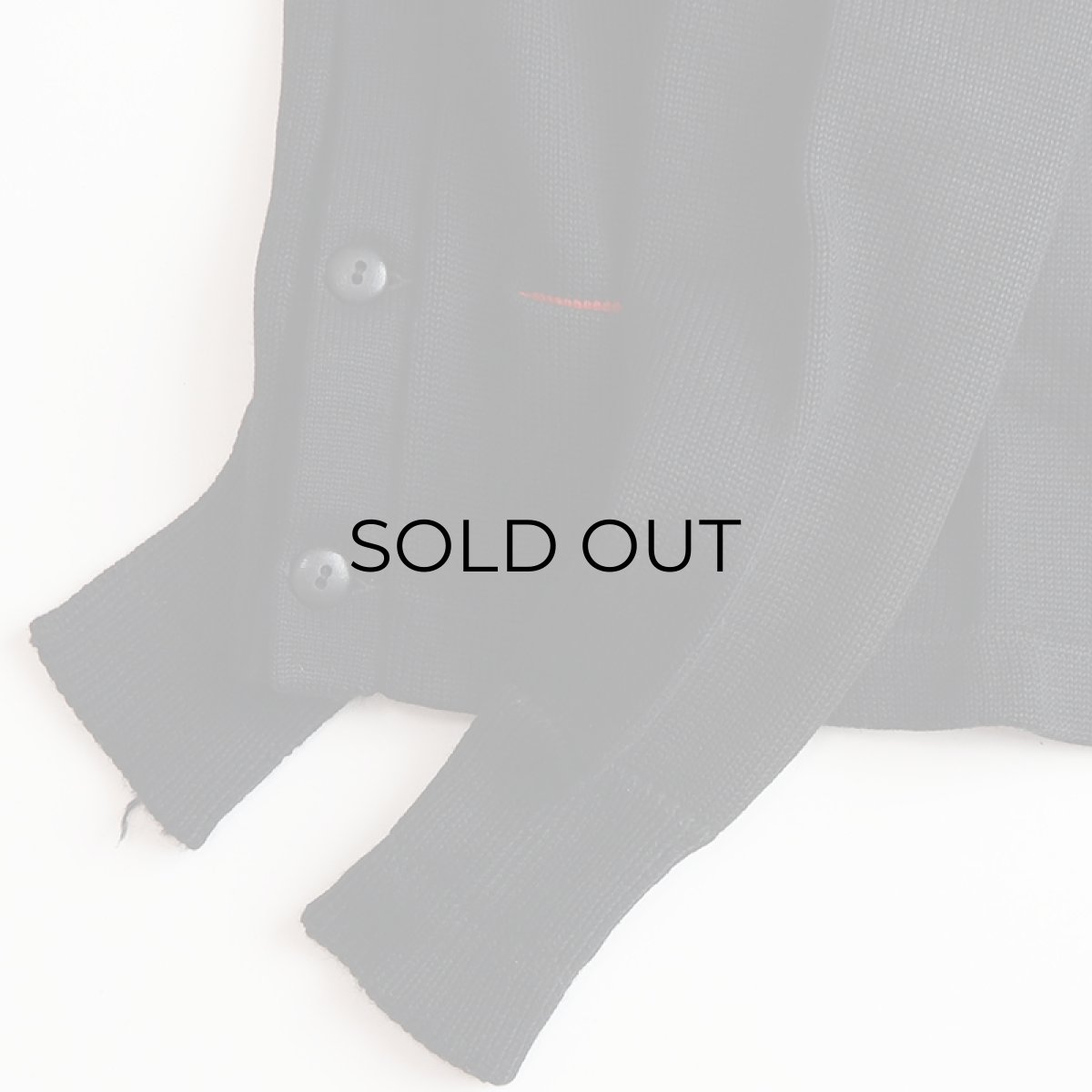 画像7: 50's Kandel BLACK WOOL KNIT AWARD CARDIGAN (7)