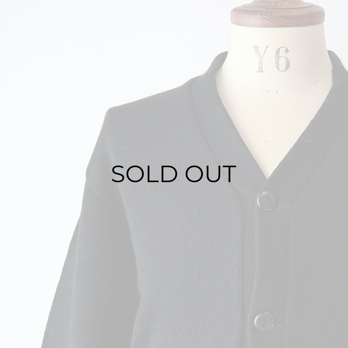 画像11: 50's Kandel BLACK WOOL KNIT AWARD CARDIGAN (11)