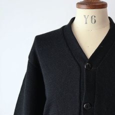 画像11: 50's Kandel BLACK WOOL KNIT AWARD CARDIGAN (11)