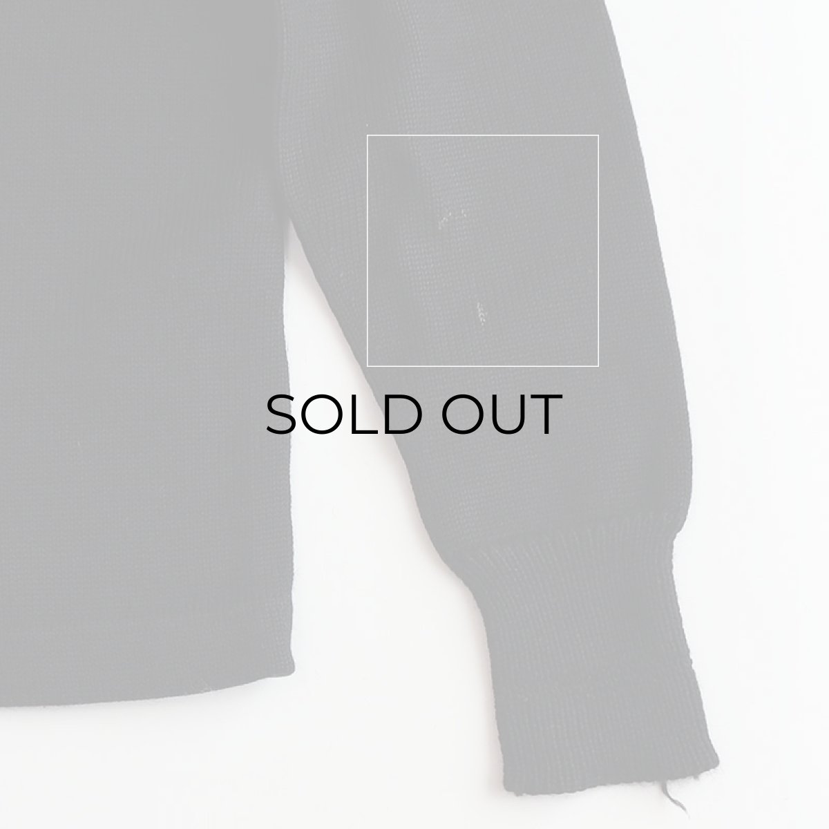 画像10: 50's Kandel BLACK WOOL KNIT AWARD CARDIGAN (10)