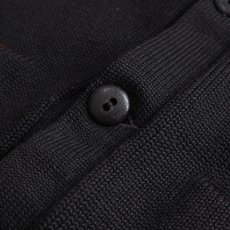 画像6: 50's Kandel BLACK WOOL KNIT AWARD CARDIGAN (6)