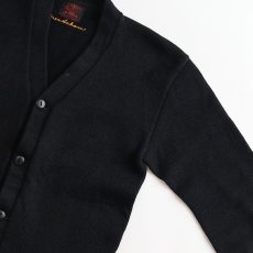 画像3: 50's Kandel BLACK WOOL KNIT AWARD CARDIGAN (3)