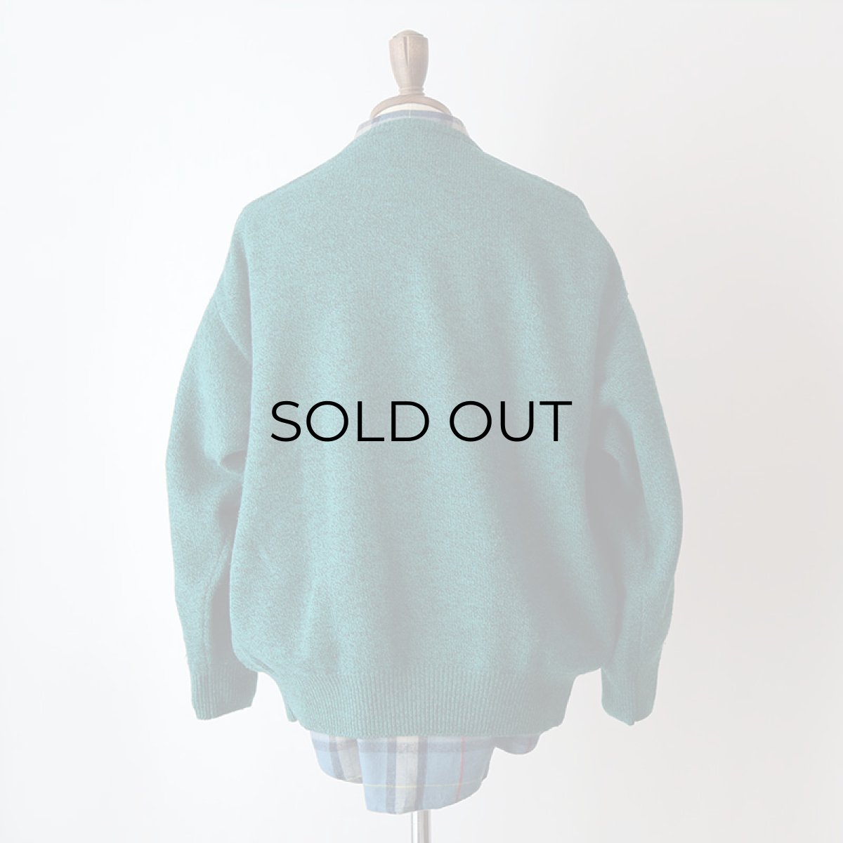 画像11: 80's nordstrom WOOL KNIT CREW NECK SWEATER "MADE IN ITALY" (11)