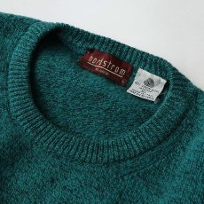 画像6: 80's nordstrom WOOL KNIT CREW NECK SWEATER "MADE IN ITALY" (6)