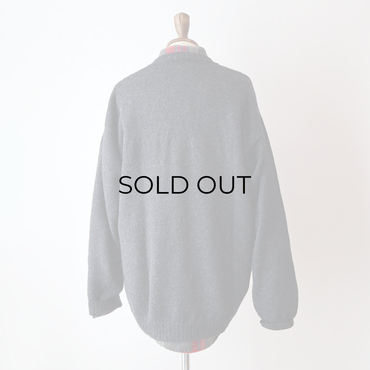 画像10: OLD LA VICUNITA BABY ALPACA KNIT CREW NECK SWEATER (10)