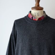 画像7: OLD LA VICUNITA BABY ALPACA KNIT CREW NECK SWEATER (7)