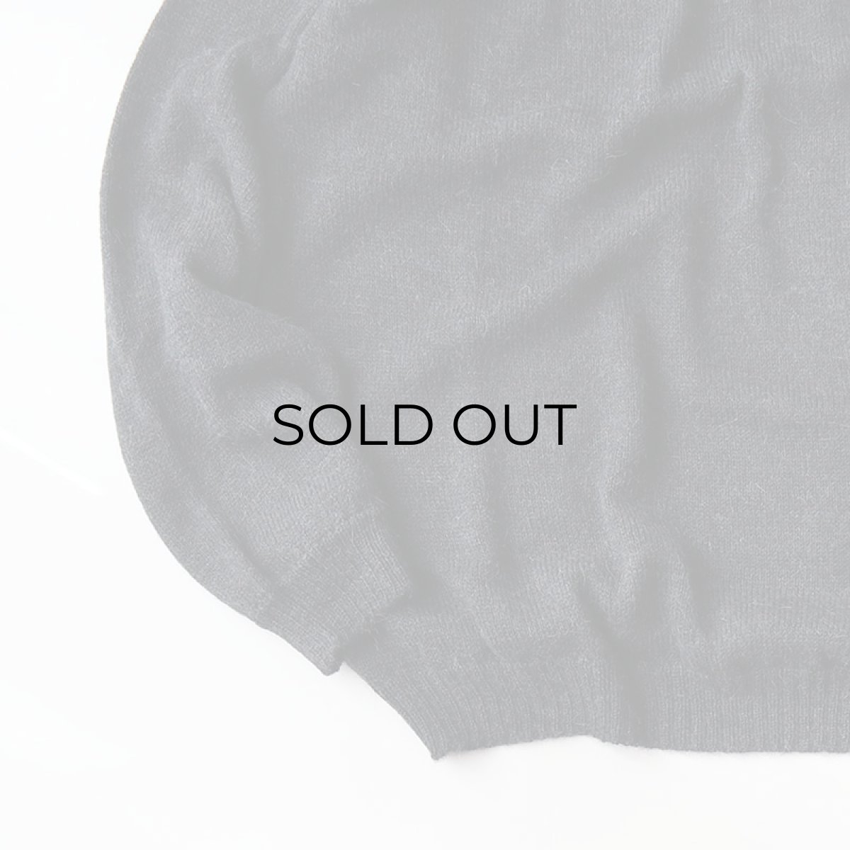 画像5: OLD LA VICUNITA BABY ALPACA KNIT CREW NECK SWEATER (5)