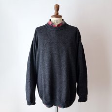 画像8: OLD LA VICUNITA BABY ALPACA KNIT CREW NECK SWEATER (8)