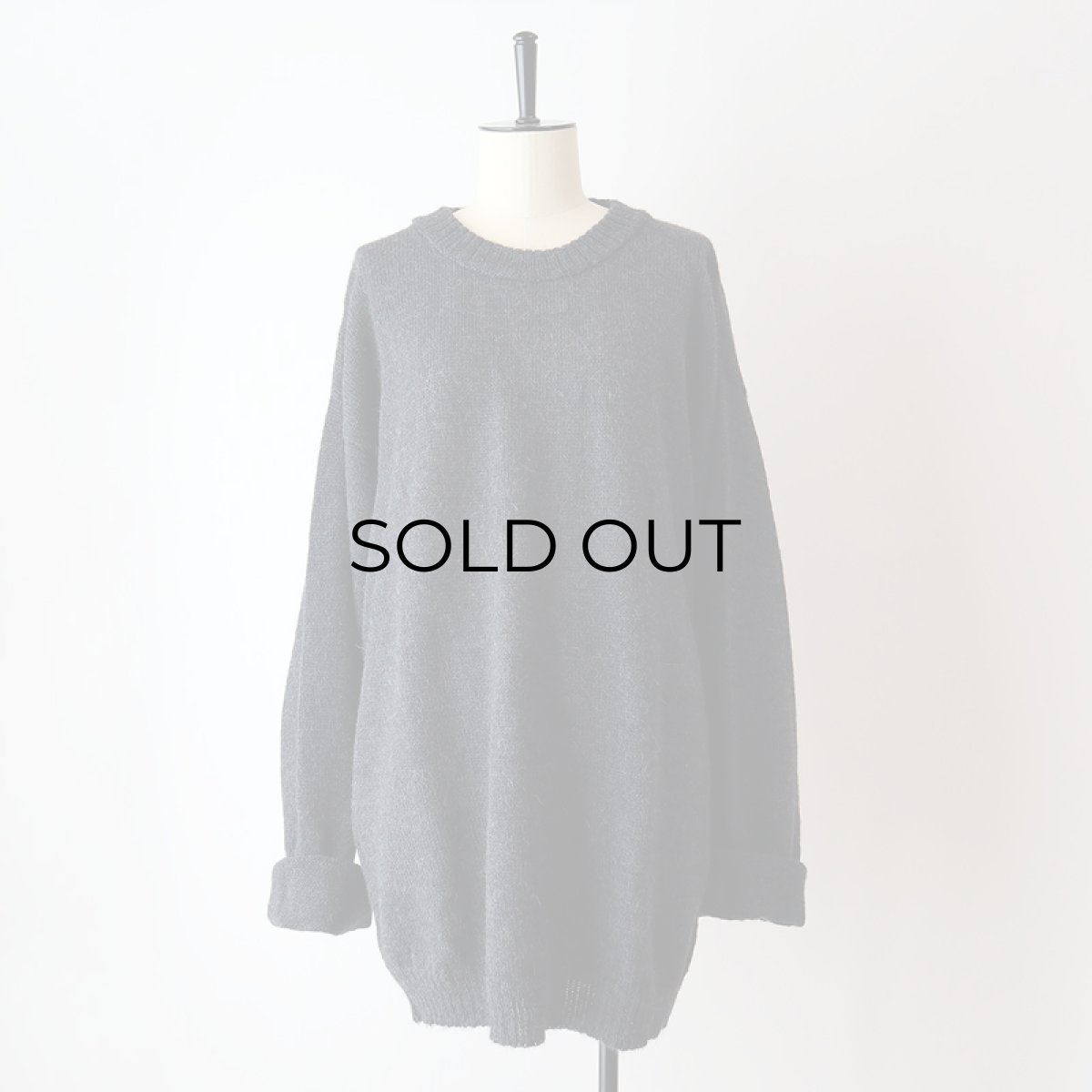 画像11: OLD LA VICUNITA BABY ALPACA KNIT CREW NECK SWEATER (11)