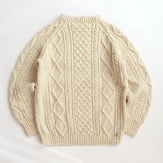 画像2: 〜80's John Molloy WOOL HAND KNIT FISHERMAN'S SWEATER "MADE IN THE REPUBLIC OF IRELAND" (2)