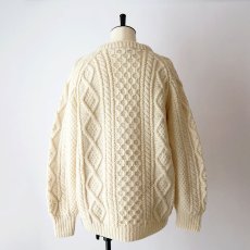 画像10: 〜80's John Molloy WOOL HAND KNIT FISHERMAN'S SWEATER "MADE IN THE REPUBLIC OF IRELAND" (10)