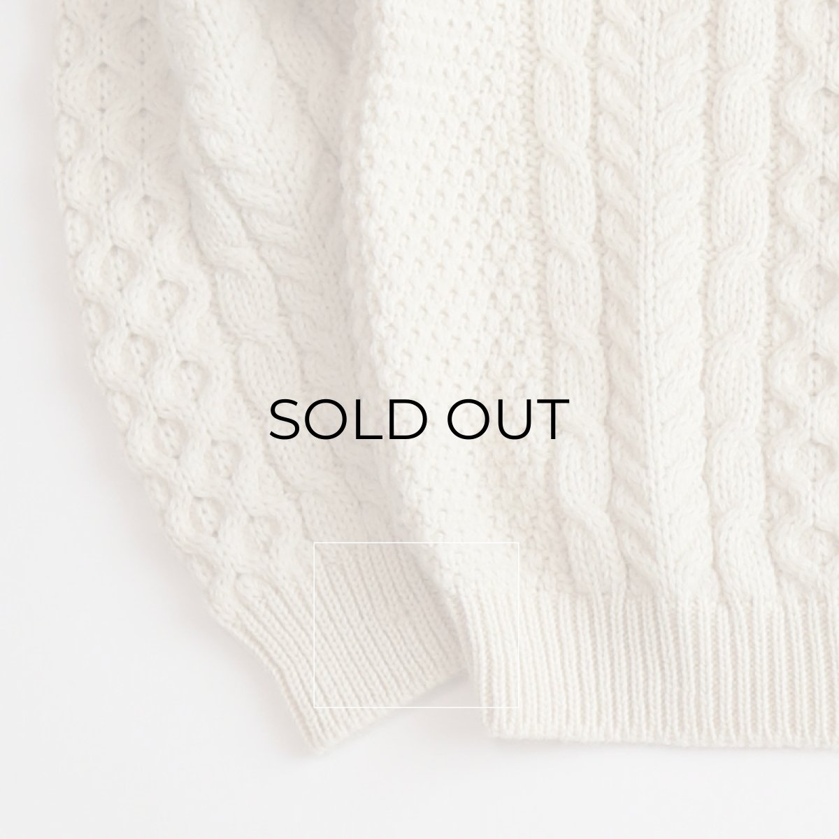 画像7: 80's L.L. Bean WOOL HNAD KNIT FISHERMAN'S CARDIGAN "MADE IN IRELAND" (7)