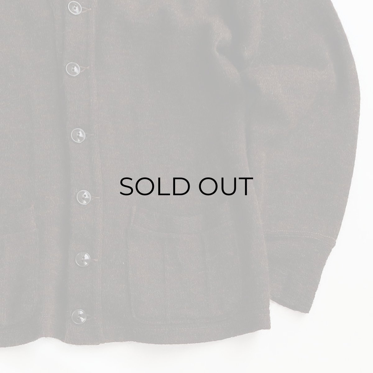 画像4: 50's CAMPUS WOOL KNIT WORK CARDIGAN "MINT CONDITION" (4)