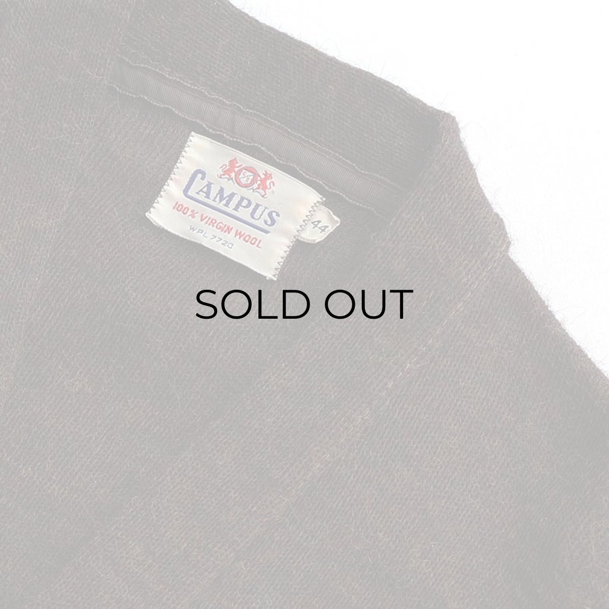 画像7: 50's CAMPUS WOOL KNIT WORK CARDIGAN "MINT CONDITION" (7)