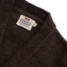 画像7: 50's CAMPUS WOOL KNIT WORK CARDIGAN "MINT CONDITION" (7)