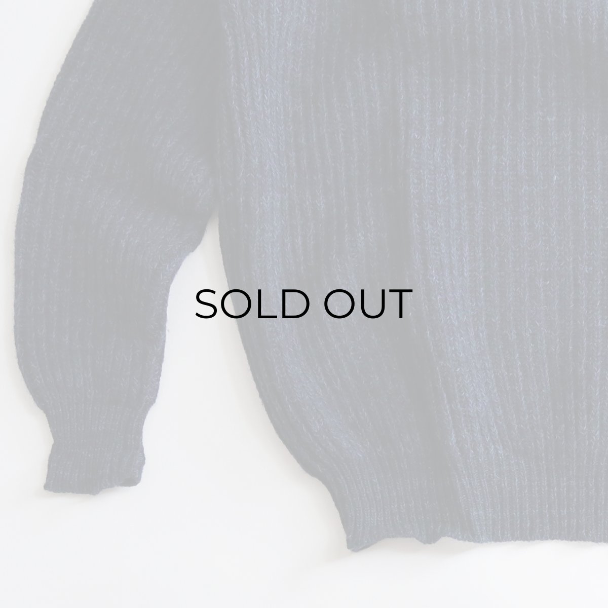 画像4: FINE WOOLS SPUN IN SCOTLAND HEAVY WOOL KNIT SWEATER (4)