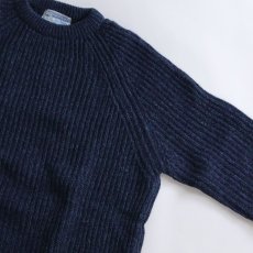 画像3: FINE WOOLS SPUN IN SCOTLAND HEAVY WOOL KNIT SWEATER (3)
