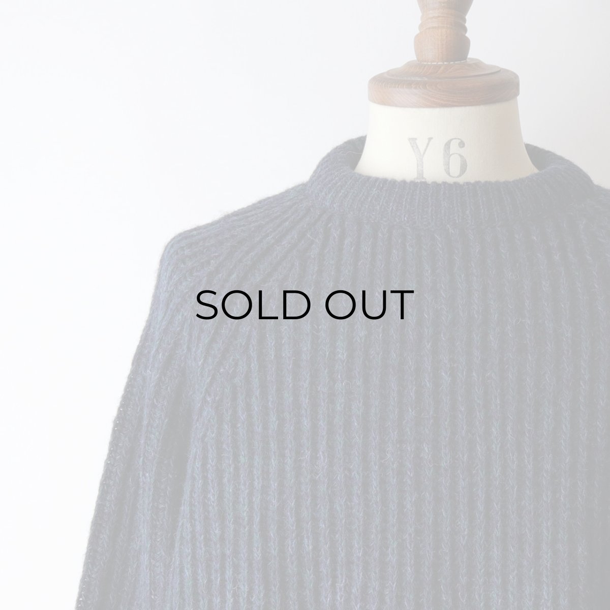 画像8: FINE WOOLS SPUN IN SCOTLAND HEAVY WOOL KNIT SWEATER (8)