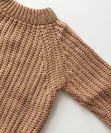 画像3: 〜80's UNKNOWN BRAND WOOL LOW GAUGE KNIT CREW NECK SWEATER (3)