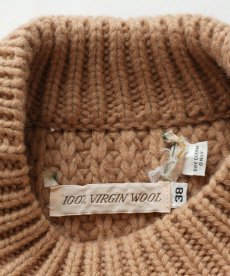 画像5: 〜80's UNKNOWN BRAND WOOL LOW GAUGE KNIT CREW NECK SWEATER (5)