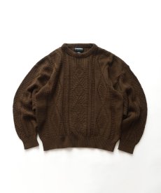 画像1: 〜90's EXPRESSIONS ACRYLIC KNIT CREW NECK SWEATER (1)