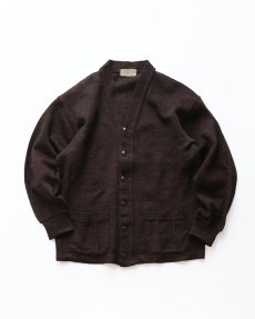 画像1: 〜50's Interlock SPORTSWEAR WOOL KNIT WORK CARDIGAN (1)