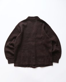 画像2: 〜50's Interlock SPORTSWEAR WOOL KNIT WORK CARDIGAN (2)